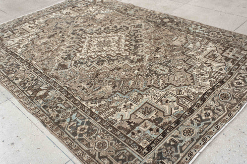 Antique Heriz Area Rug (7' x 11')